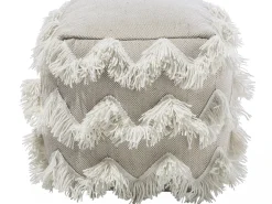Pouf NASHIK Cotone Beige