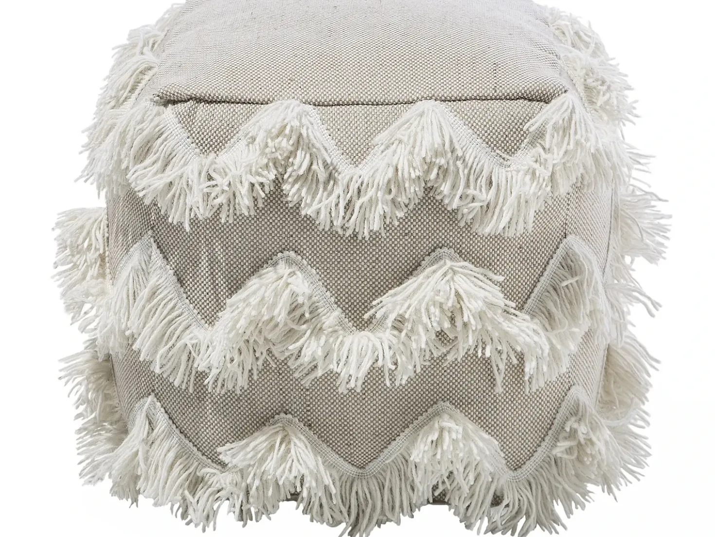 Pouf NASHIK Cotone Beige
