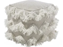 Pouf NASHIK Cotone Beige