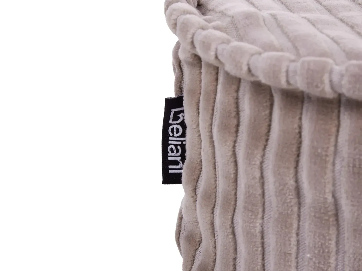 Pouf NILI Velluto Beige chiaro