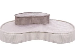 Pouf NILI Velluto Beige chiaro