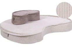 Pouf NILI Velluto Beige chiaro
