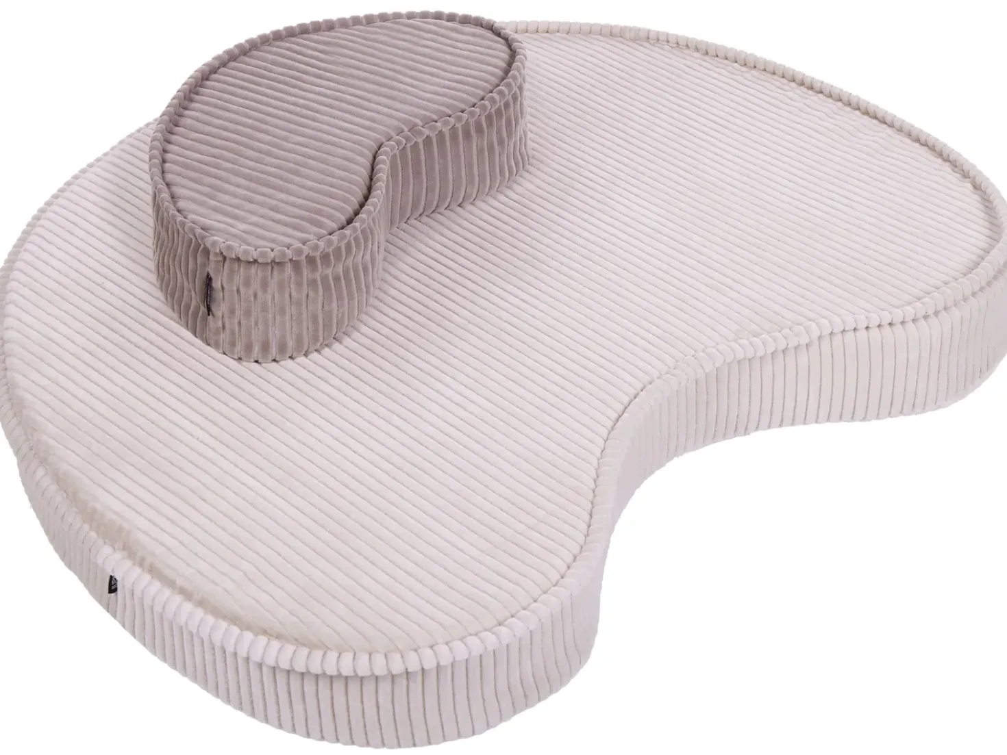 Pouf NILI Velluto Beige chiaro