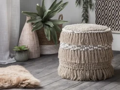 Pouf NOIDA Cotone Beige