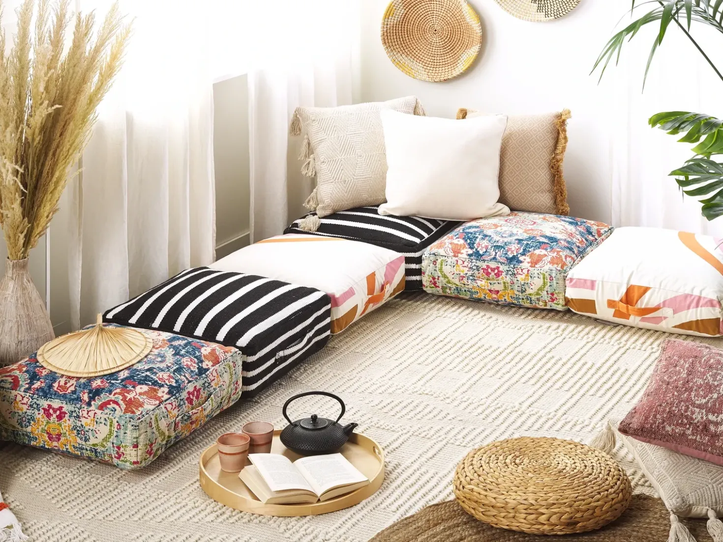 Pouf OUED Cotone Multicolore