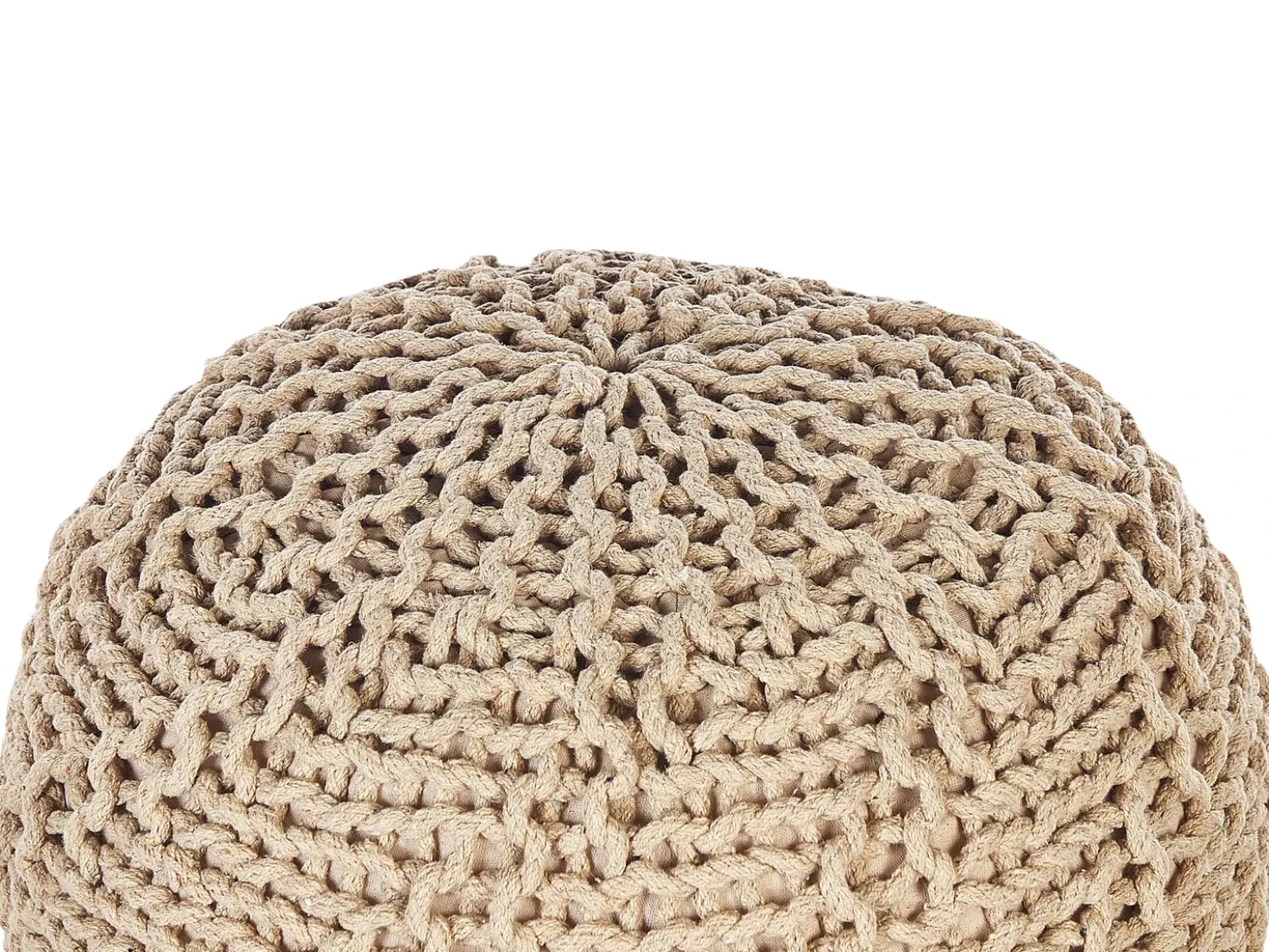Pouf PRIENE Cotone Beige