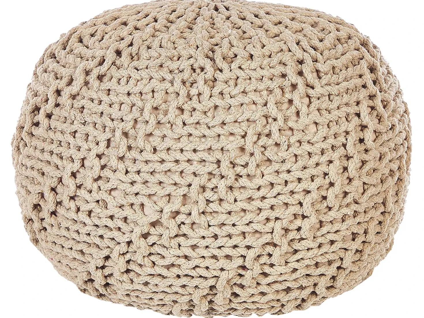 Pouf PRIENE Cotone Beige