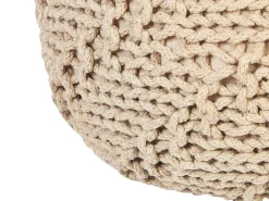 Pouf PRIENE Cotone Beige