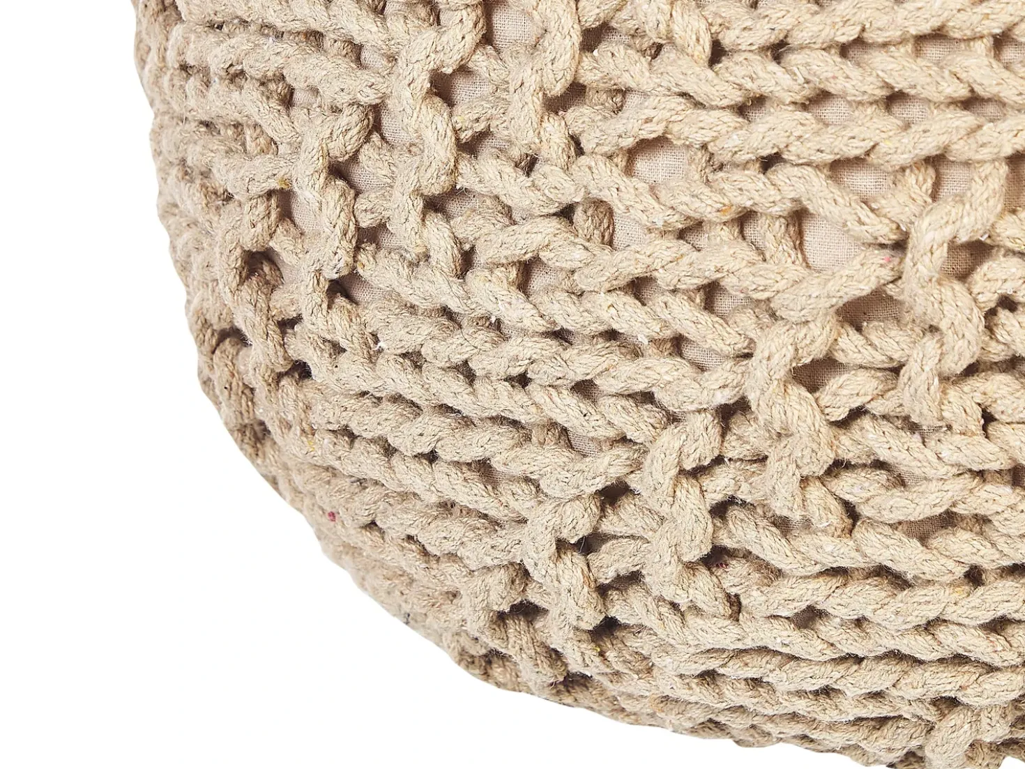 Pouf PRIENE Cotone Beige