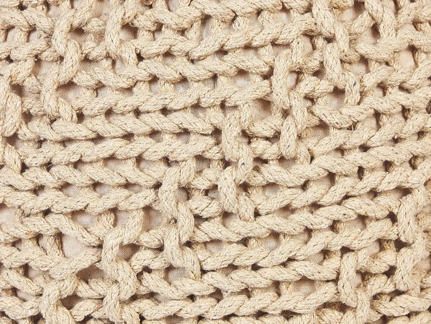 Pouf PRIENE Cotone Beige