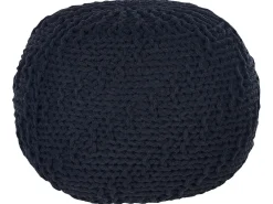Pouf PRIENE Cotone Nero