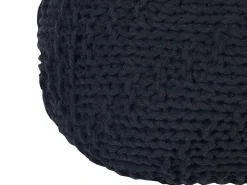 Pouf PRIENE Cotone Nero