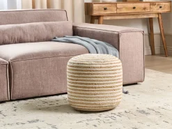 Pouf RESAFA Iuta Bianco Beige