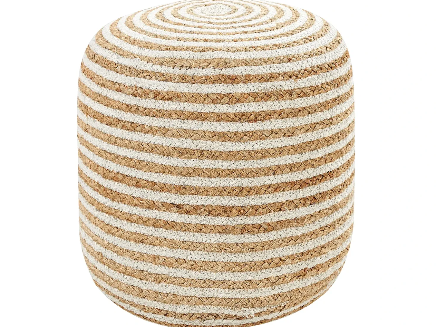 Pouf RESAFA Iuta Bianco Beige