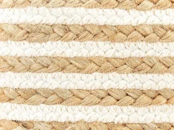 Pouf RESAFA Iuta Bianco Beige
