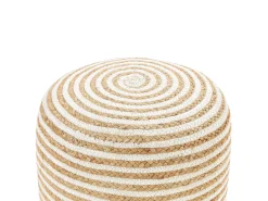 Pouf RESAFA Iuta Bianco Beige