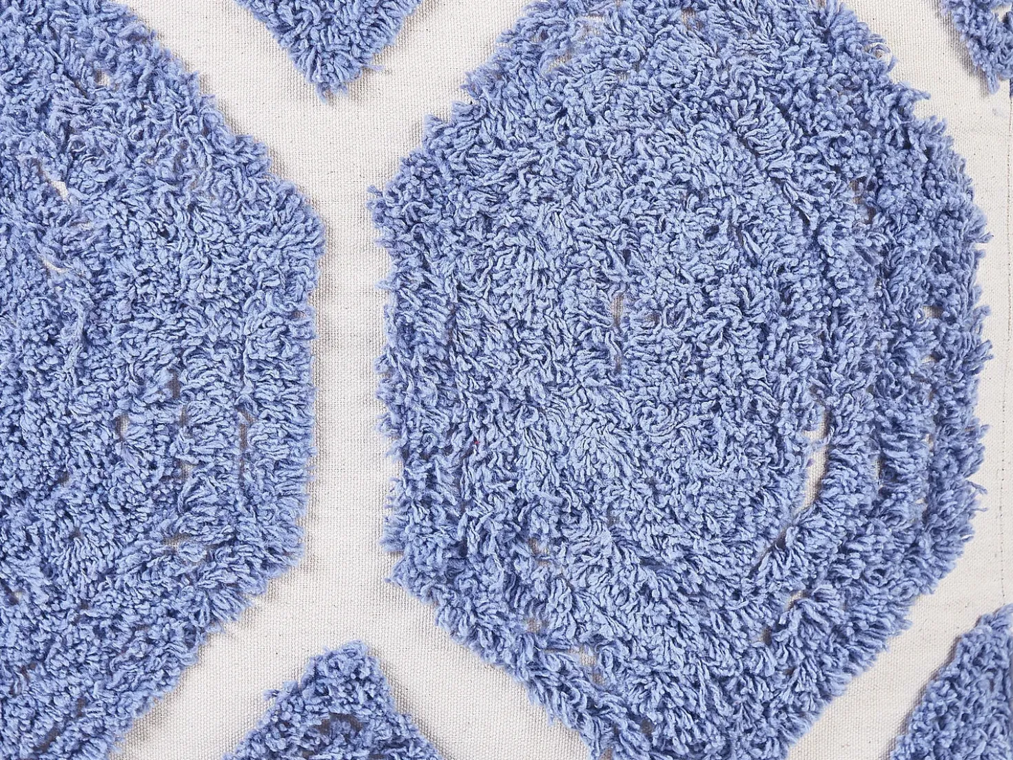 Pouf ROJHAN Cotone Blu