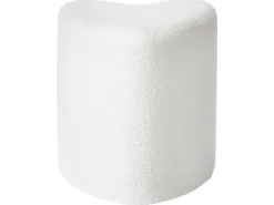 Pouf SCOTIA Ciniglia Bianco sporco
