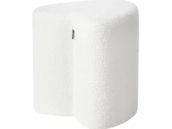 Pouf SCOTIA Ciniglia Bianco sporco
