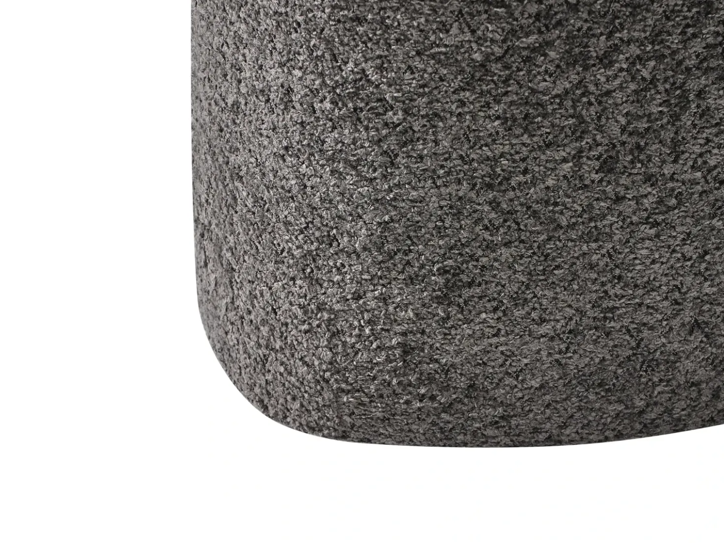 Pouf SCOTIA Ciniglia Grigio scuro