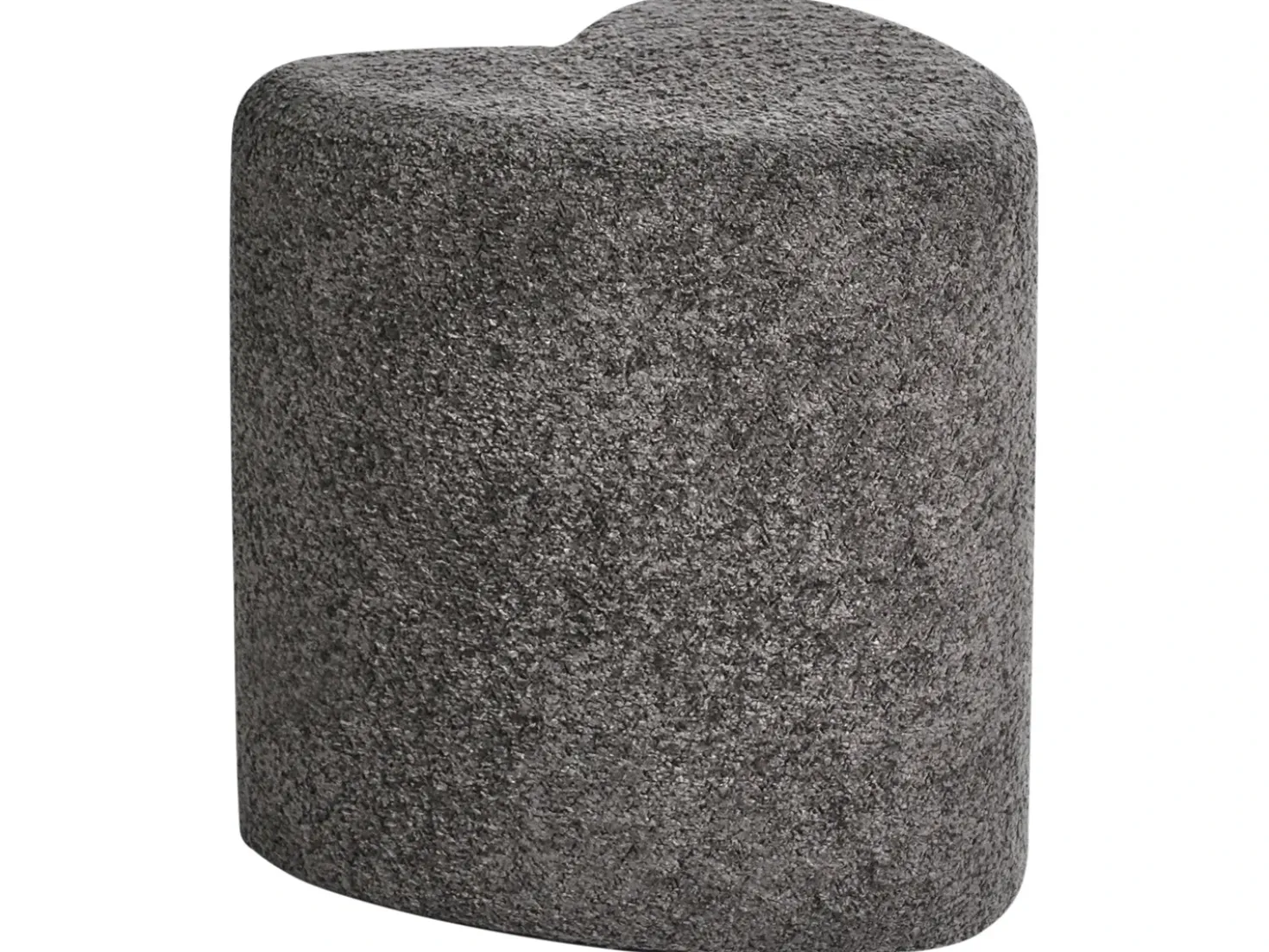 Pouf SCOTIA Ciniglia Grigio scuro