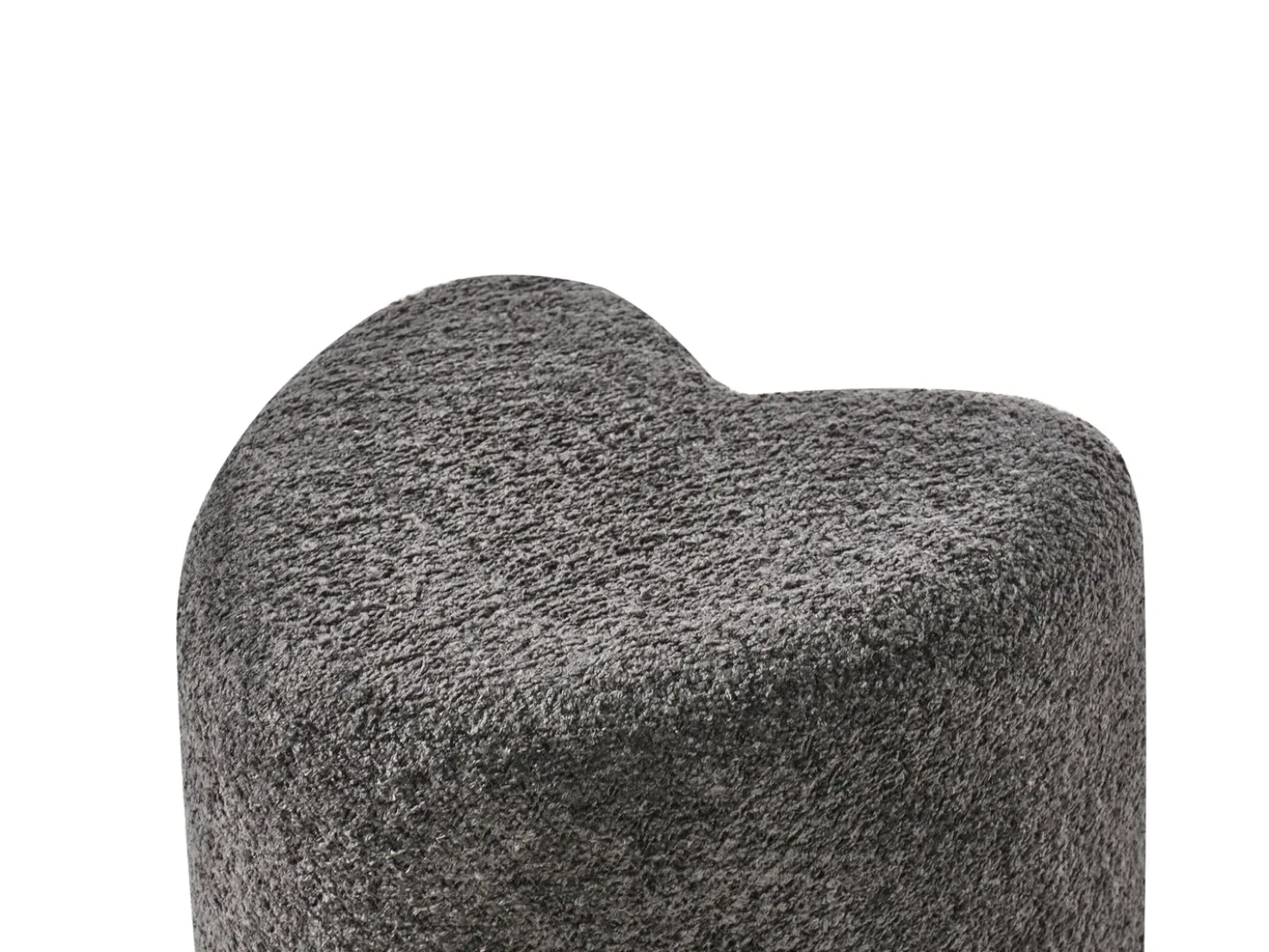 Pouf SCOTIA Ciniglia Grigio scuro