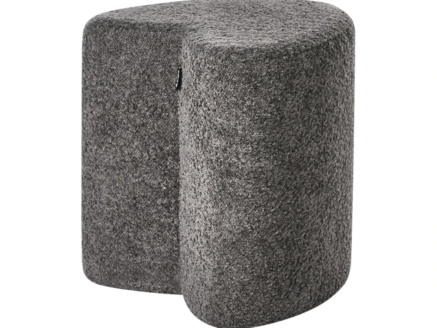 Pouf SCOTIA Ciniglia Grigio scuro