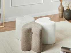 Pouf SCOTIA Ciniglia Marrone chiaro