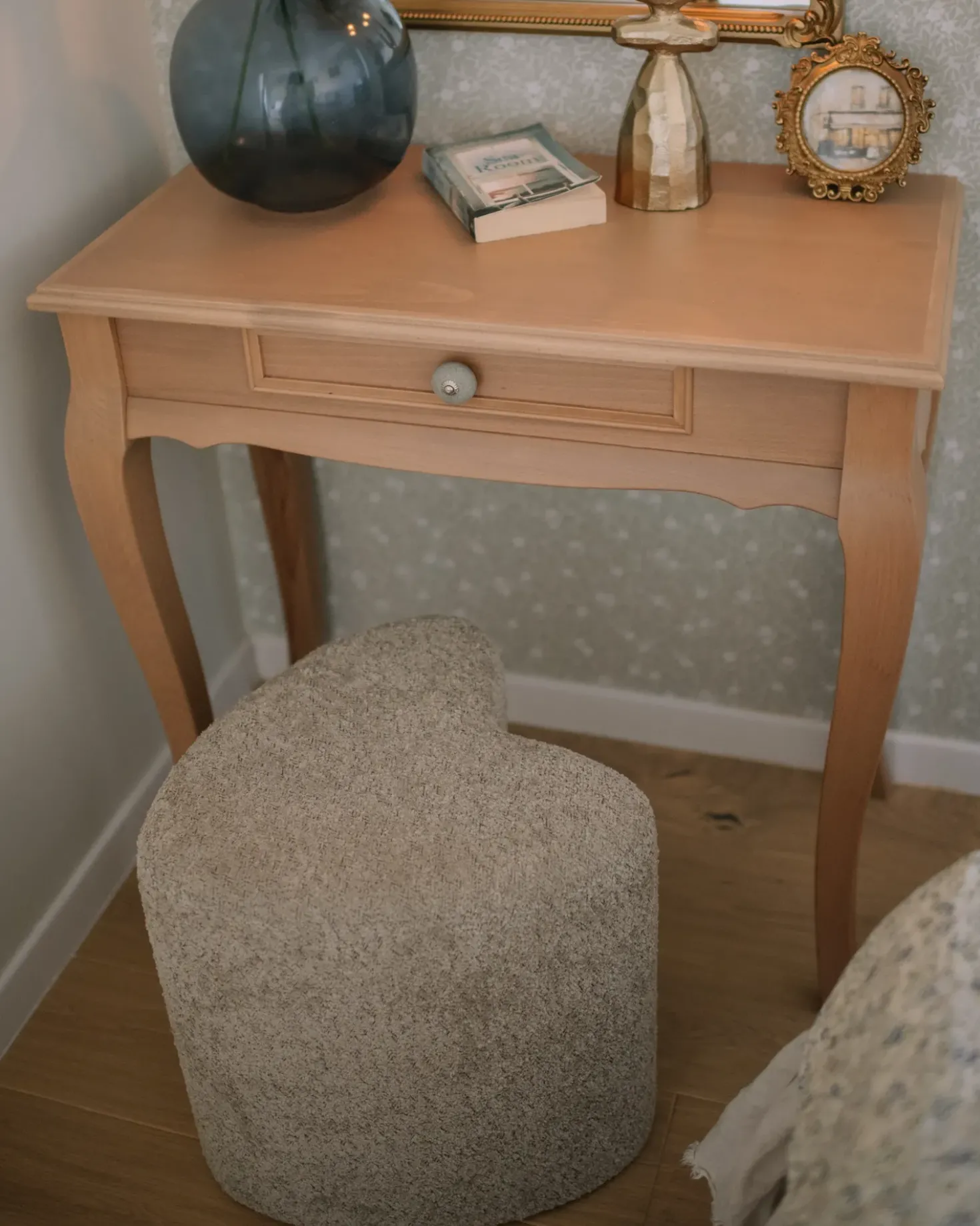Pouf SCOTIA Ciniglia Marrone chiaro