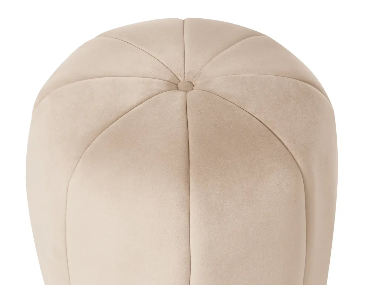 Pouf SELBY Velluto Beige