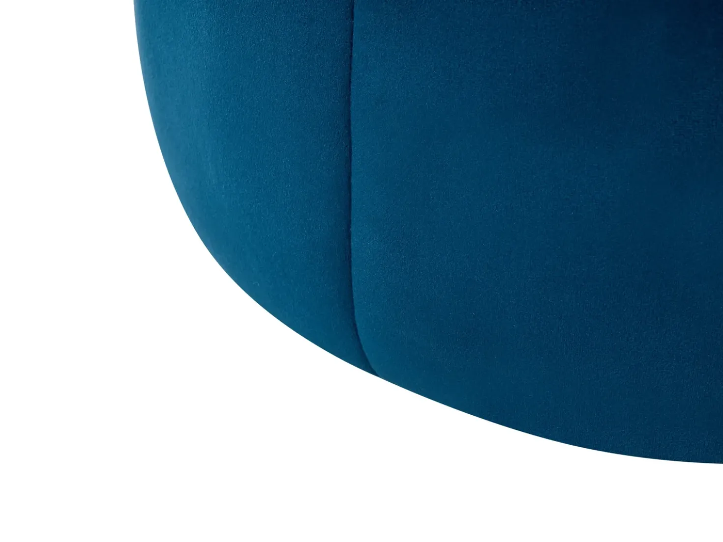 Pouf SELBY Velluto Blu