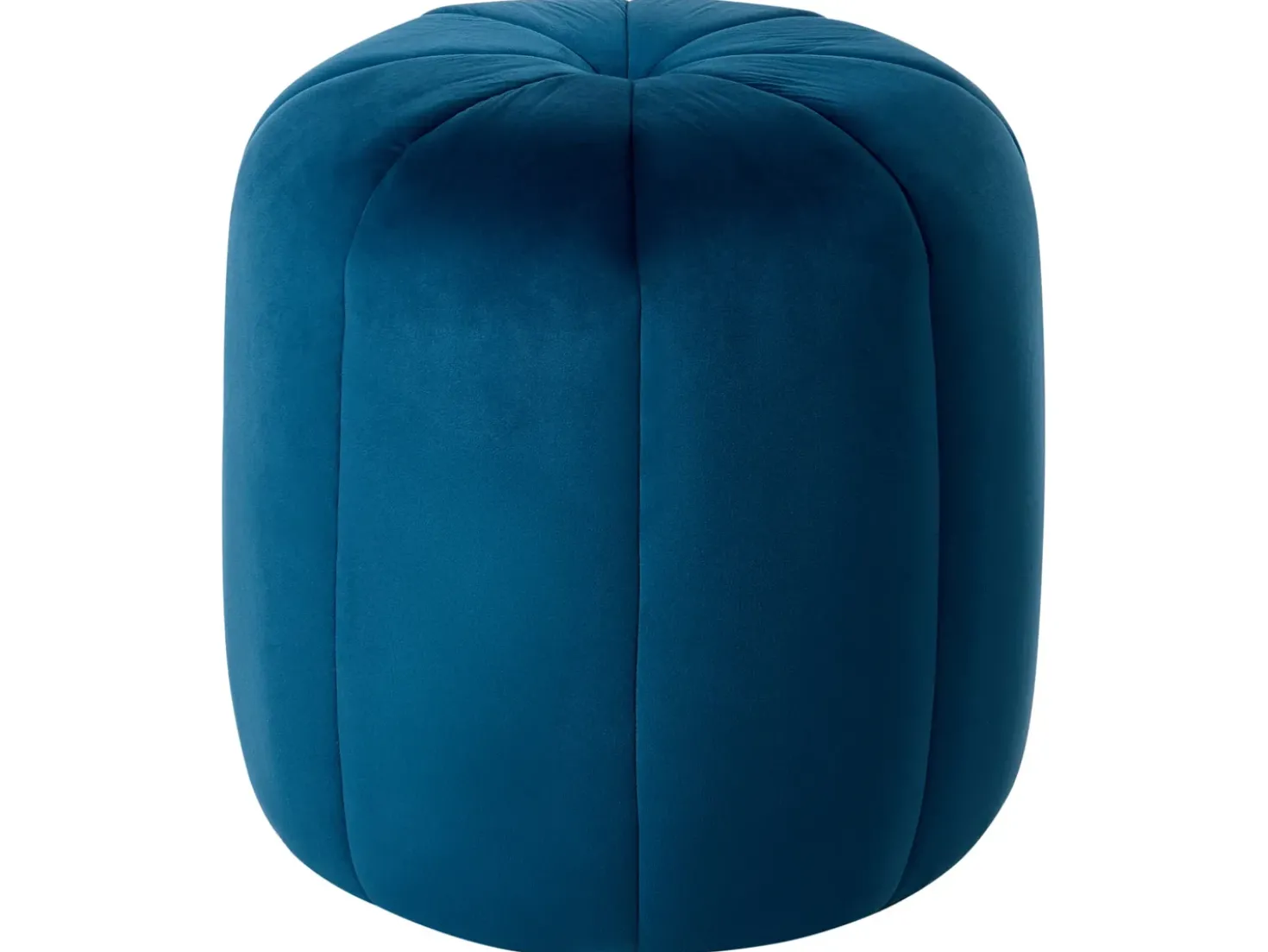 Pouf SELBY Velluto Blu