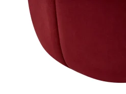 Pouf SELBY Velluto Rosso scuro