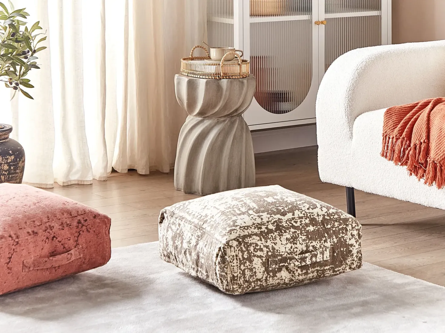 Pouf SHASA Cotone Beige