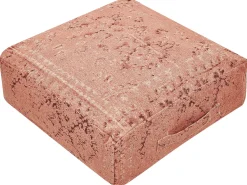 Pouf SHASA Cotone Rosso chiaro