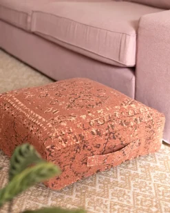 Pouf SHASA Cotone Rosso chiaro