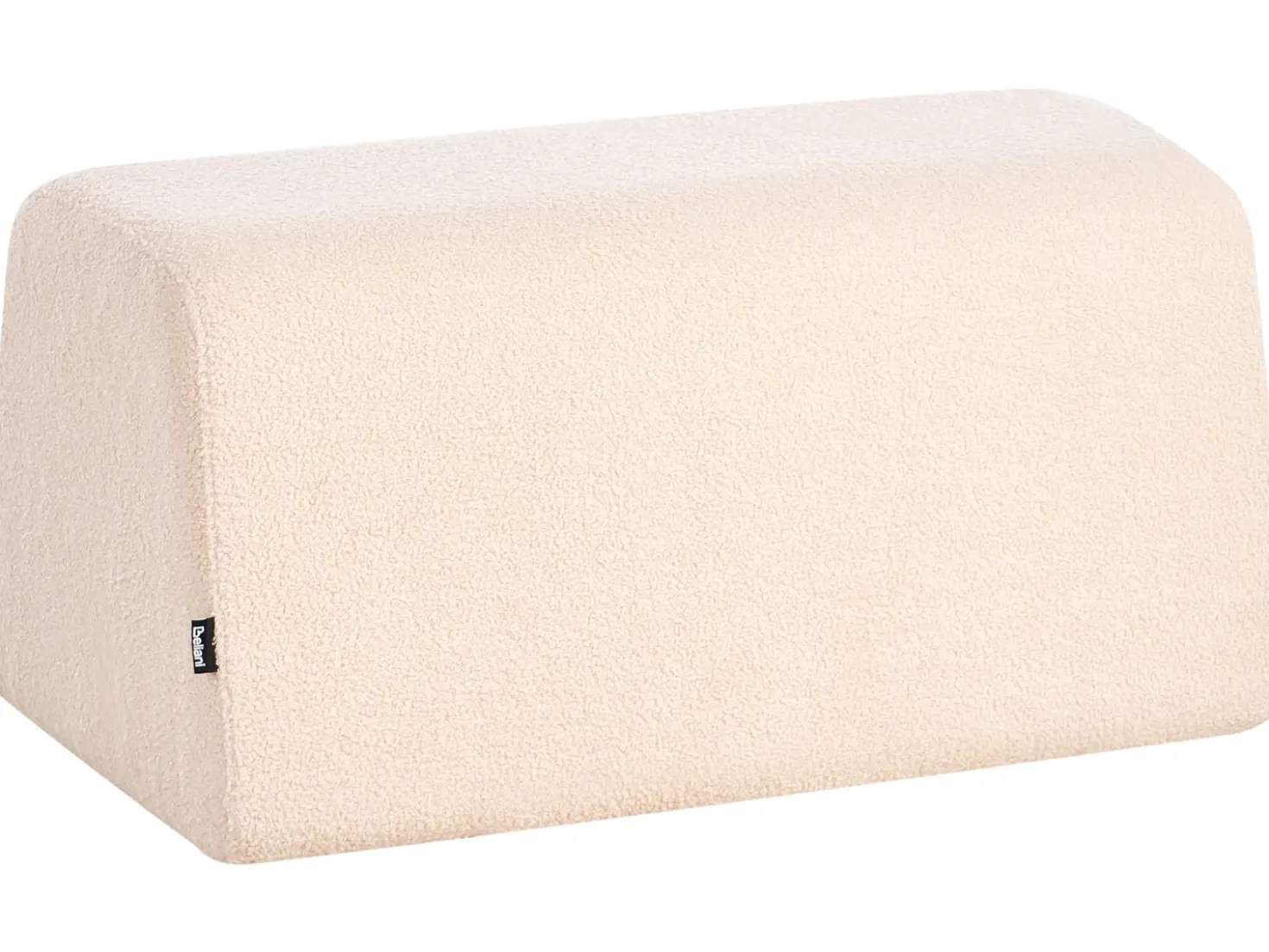 Pouf SINCLAIR Bouclé Beige