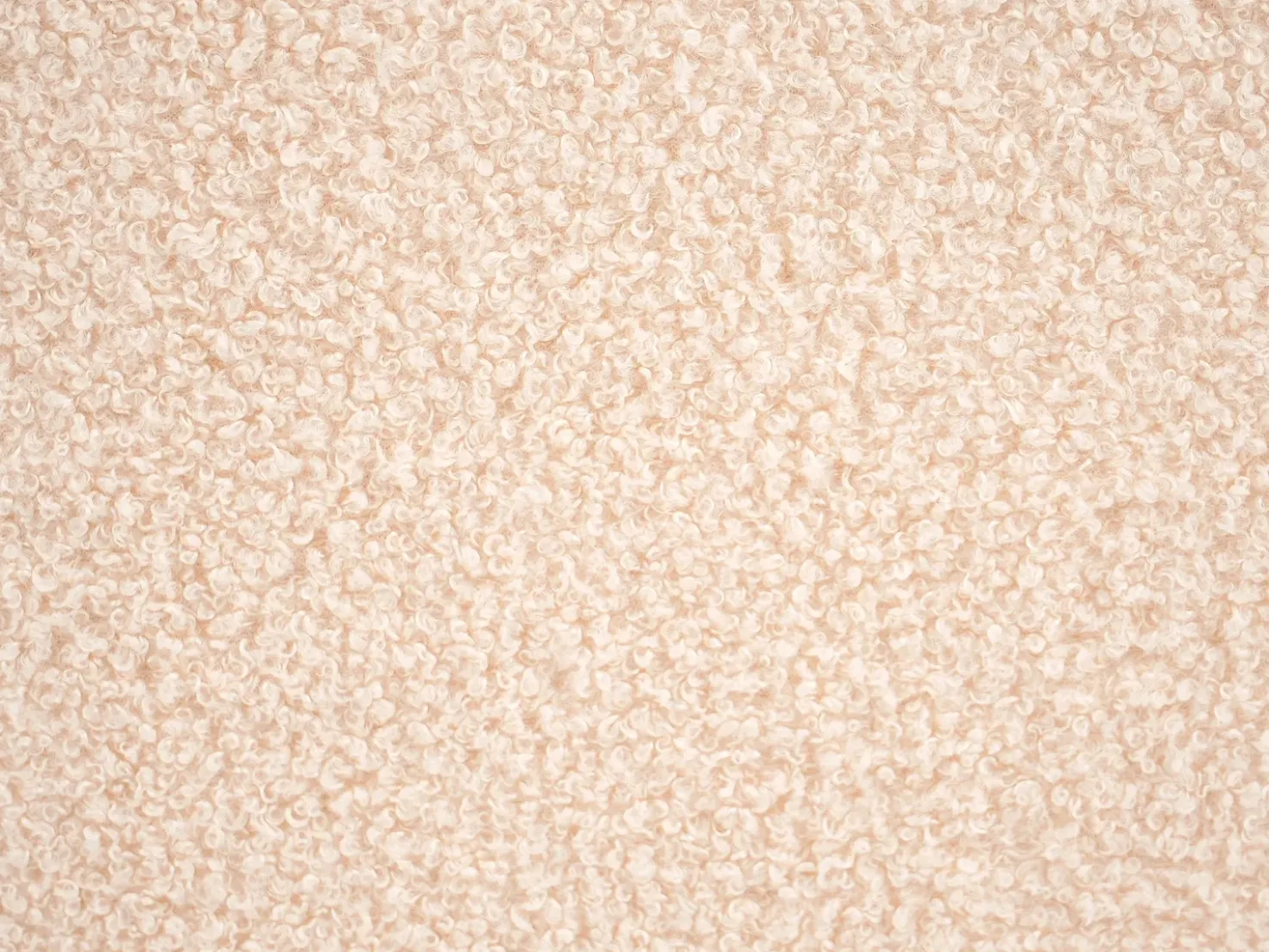 Pouf SINCLAIR Bouclé Beige
