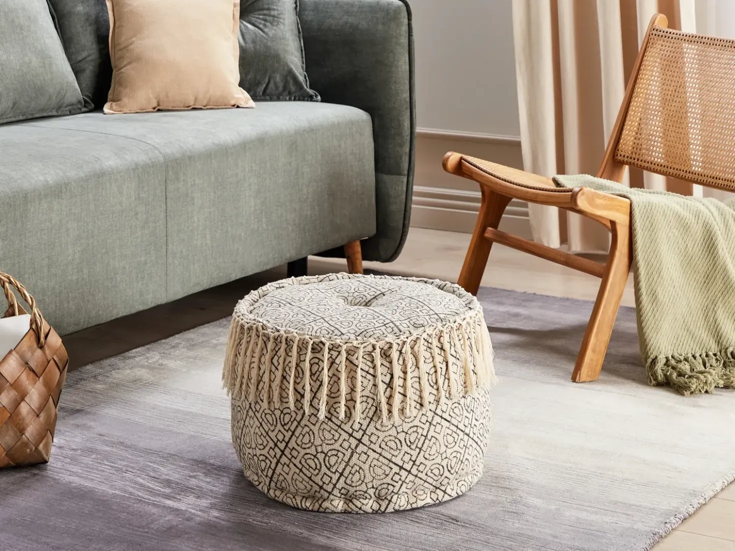 Pouf SONATI Cotone Beige
