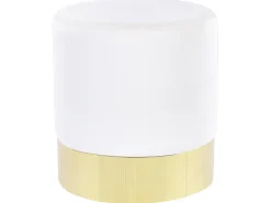 Pouf SOPHIA Velluto Bianco