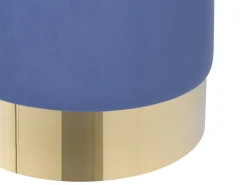 Pouf SOPHIA Velluto Blu marino