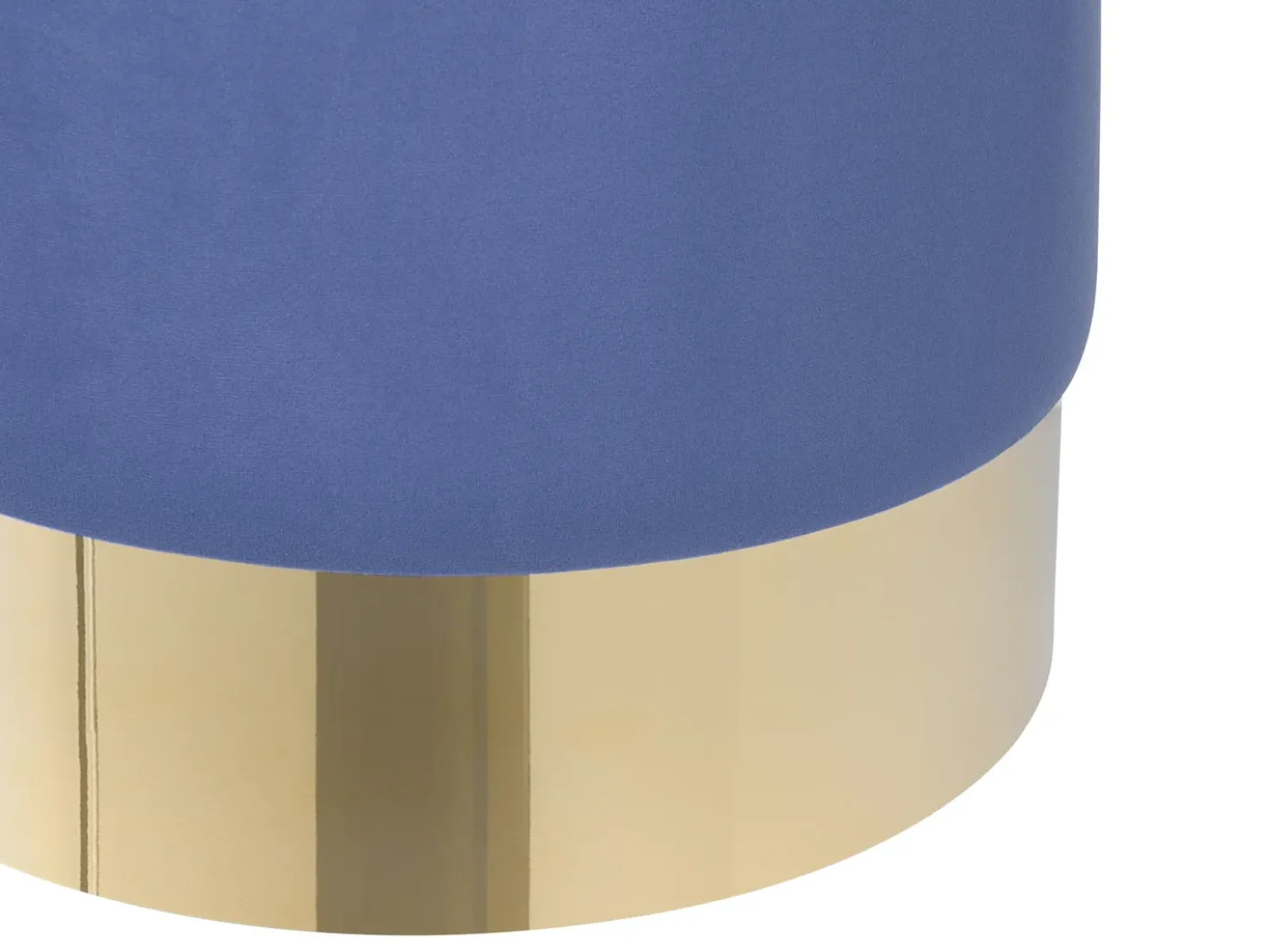 Pouf SOPHIA Velluto Blu marino