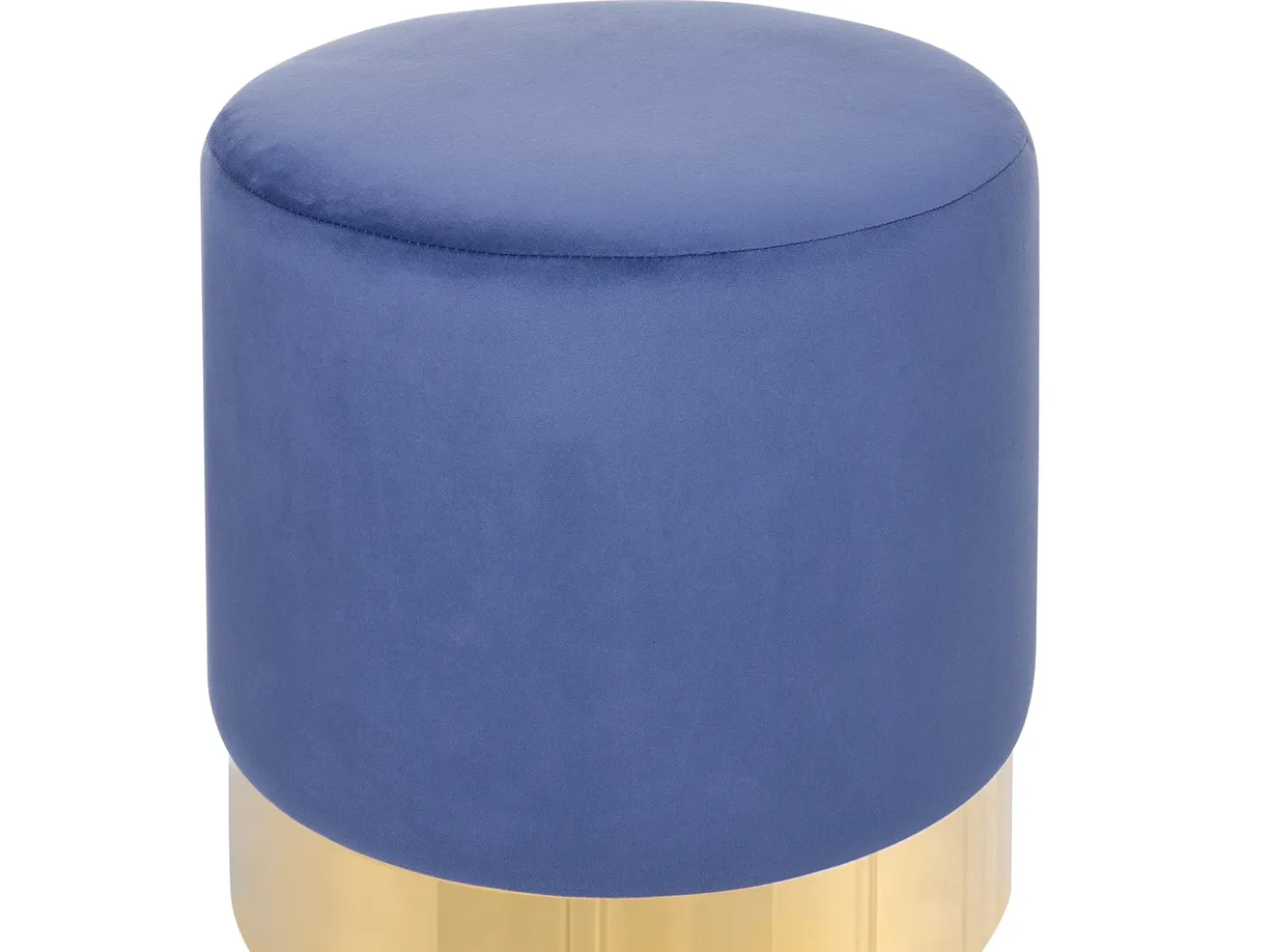Pouf SOPHIA Velluto Blu marino