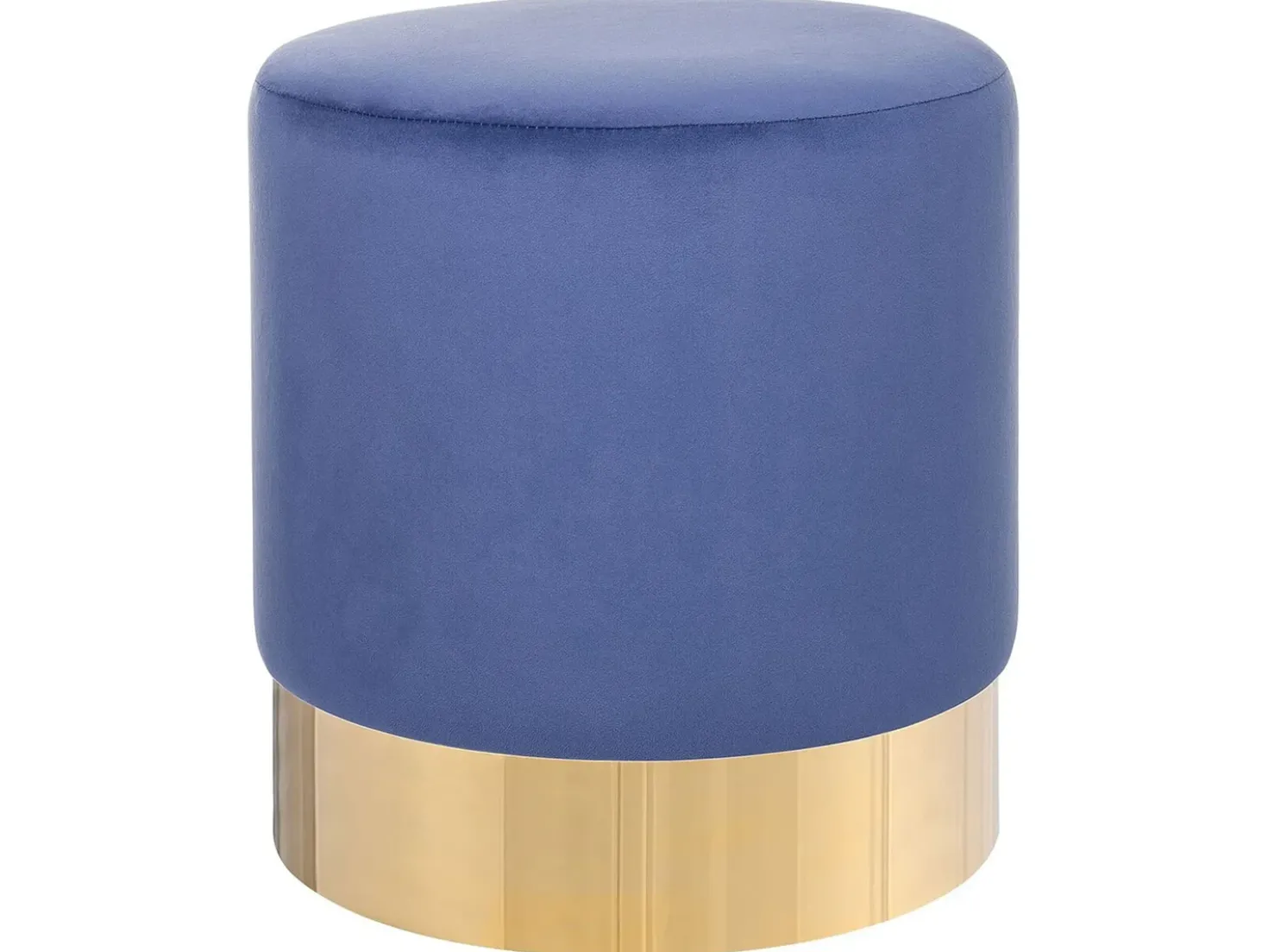 Pouf SOPHIA Velluto Blu marino