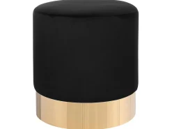 Pouf SOPHIA Velluto Nero