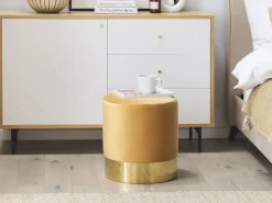 Pouf SOPHIA Velluto Senape