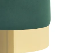 Pouf SOPHIA Velluto Verde scuro