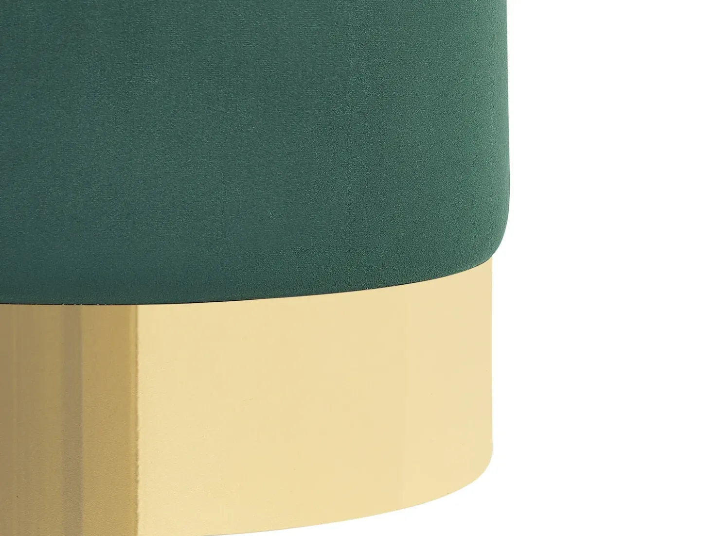 Pouf SOPHIA Velluto Verde scuro