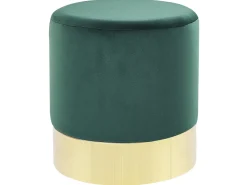 Pouf SOPHIA Velluto Verde scuro