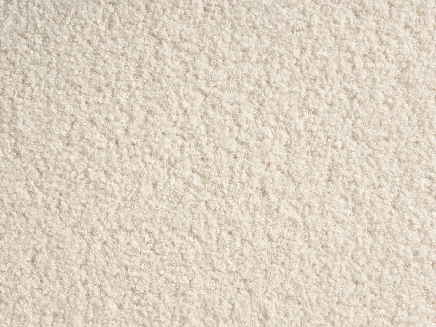 Pouf SUMPTER Bouclé Bianco sporco